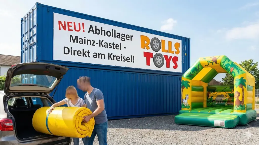 Hüpfburgen abholen in Mainz-Kastel